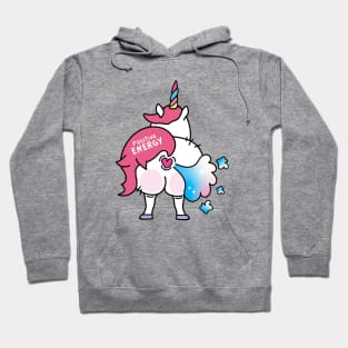 Unicorn farting rainbow Hoodie